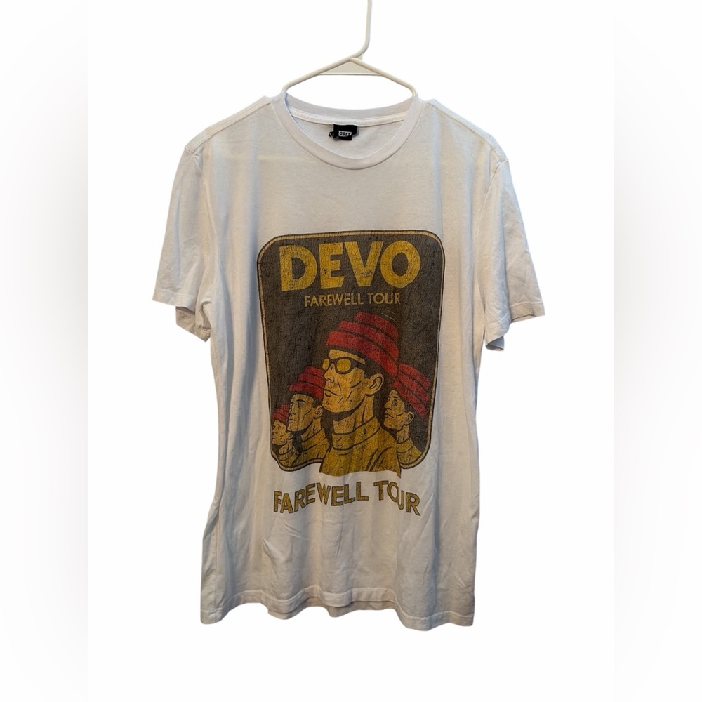 Devo "Farewell Tour" Graphic T-Shirt Size Medium New Obey